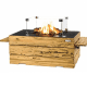 Cocoon Table Driftwood Rechthoek zwart