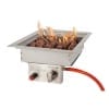 Inbouwbrander 30 cm x 30 cm RVS