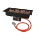 Inbouwbrander 50 cm x 25 cm zwart (Limited edition!)