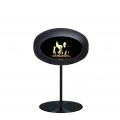 Le Feu Ground Steel Low Black Bio-ethanol Haard