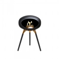 Le Feu Black Ground Low Rose Gold