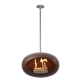Le Feu Sky Mocca Steel Pole Bio-ethanol Haard Hangend