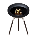 Le Feu Ground Wood Black Bio-ethanol Haard
