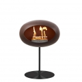 Le Feu Ground Steel Low Mocca Bio-ethanol Haard