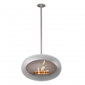 Le Feu Sky Nickel Steel Pole Bio-ethanol Haard Hangend