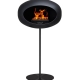 Le Feu Ground Steel Black Edition Bio-ethanol Haard
