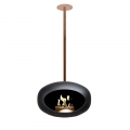 Le Feu Sky Black Rose Gold Bio-ethanol Haard Hangend