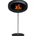 Le Feu Ground Steel Black Bio-ethanol Haard
