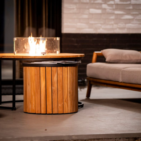 Enjoyfires roundi sfeerfoto met bank