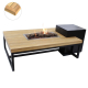 Enjoyfires vuurtafel ambiance rechthoek met tafelblad