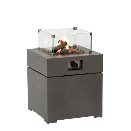 Cosibrixx 60 antraciet vuurtafel concrete look