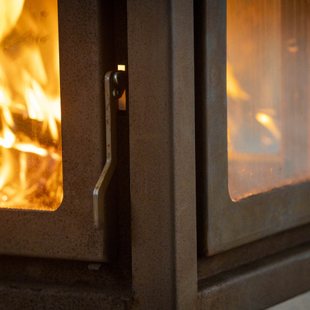 Enjoyfires cortenstaal houtkachel Fuera 85x54x85 cm