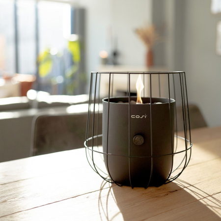 Cosiscoop gaslantaarn basket zwart