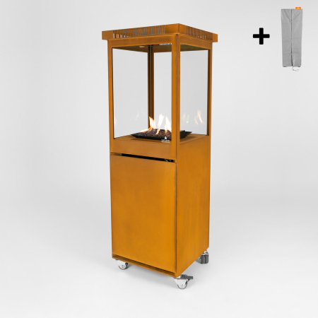 Sunwood Marino cortenstaal - nu met gratis hoes bij Vuur-tafels.nl!