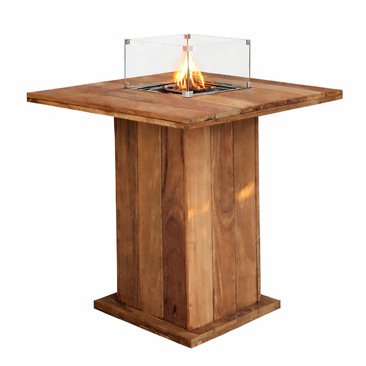 Vuurtafel statafel vierkant