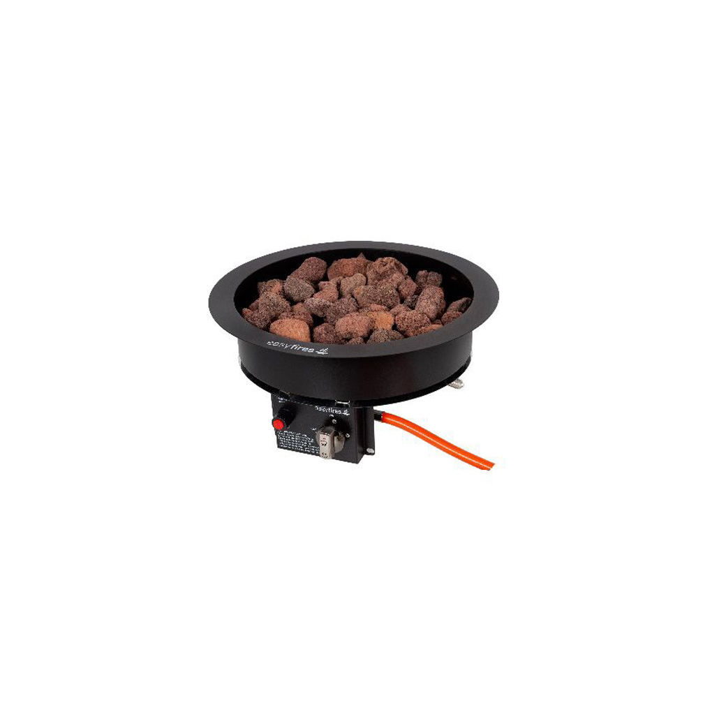Easyfires inbouwbrander ø30 cm – zwart